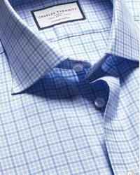 Charles Tyrwhitt Hemd aus ägyptischer Baumwolle Blau