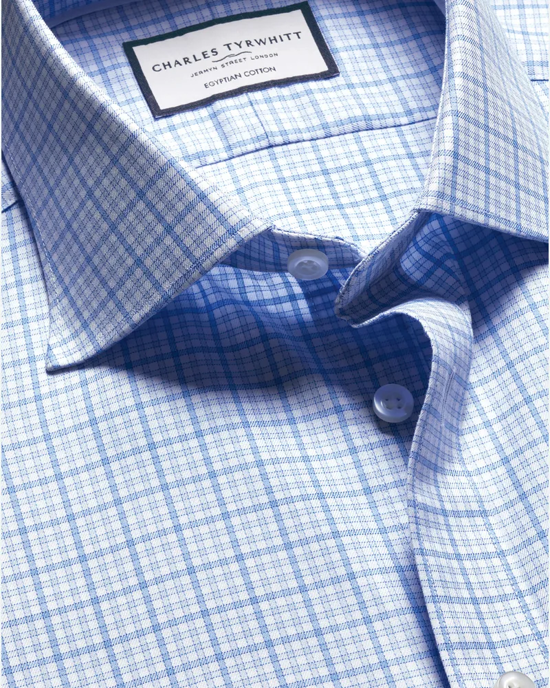 Charles Tyrwhitt Luxuriöses Hemd Blau