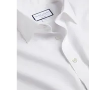 Bügelfreies Popeline-Hemd Weiß
