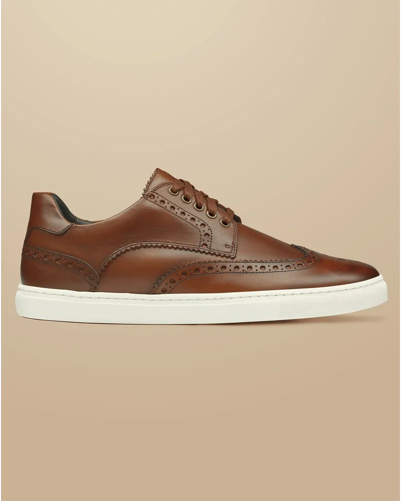 Charles Tyrwhitt Budapester Sneaker Braun