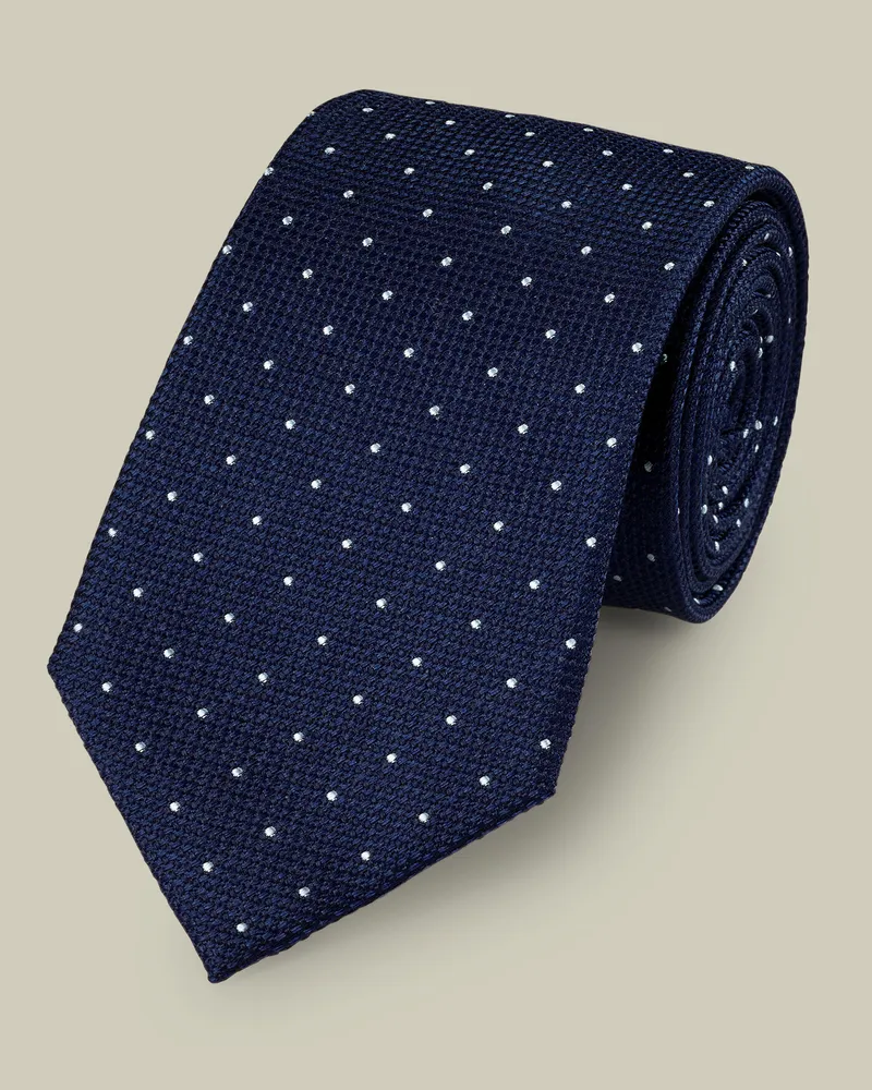 Charles Tyrwhitt Krawatte aus Seide Blau