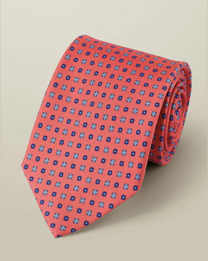 Charles Tyrwhitt Krawatte aus Seide Pink