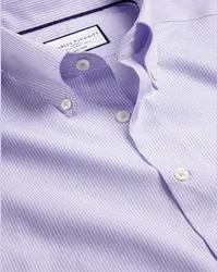 Charles Tyrwhitt Bügelfreies Oxfordhemd Purple