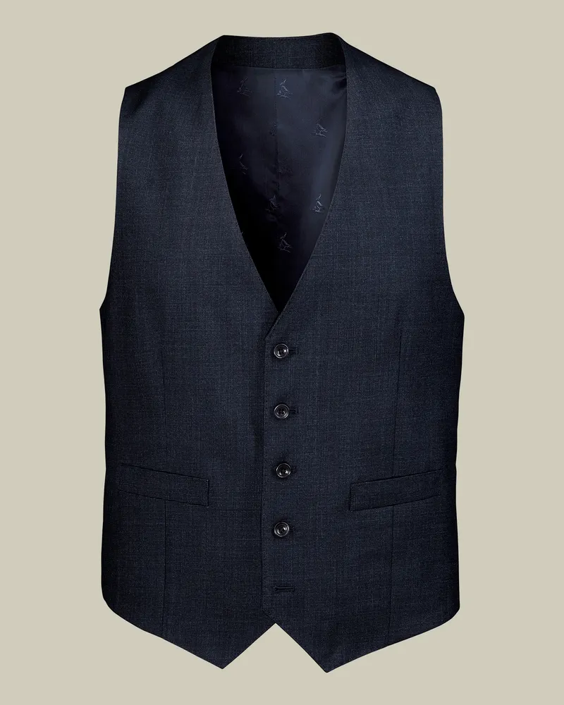 Charles Tyrwhitt Ultimative Performance-Anzugweste Marineblau