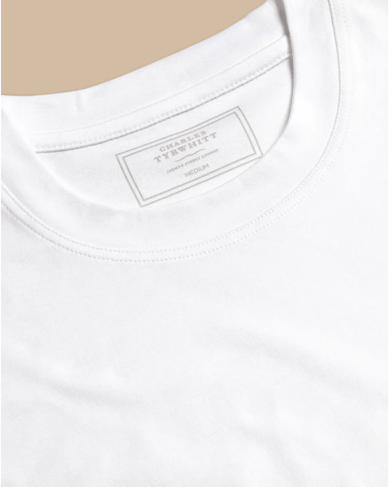 Charles Tyrwhitt Tyrwhitt T-Shirt aus Baumwolle Weiß