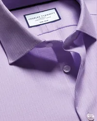 Charles Tyrwhitt Bügelfreies Hemd Purple