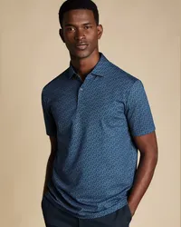 Charles Tyrwhitt Performance Polo Blau