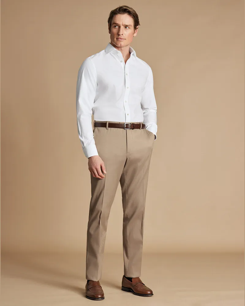 Charles Tyrwhitt Smarte Hose Grau