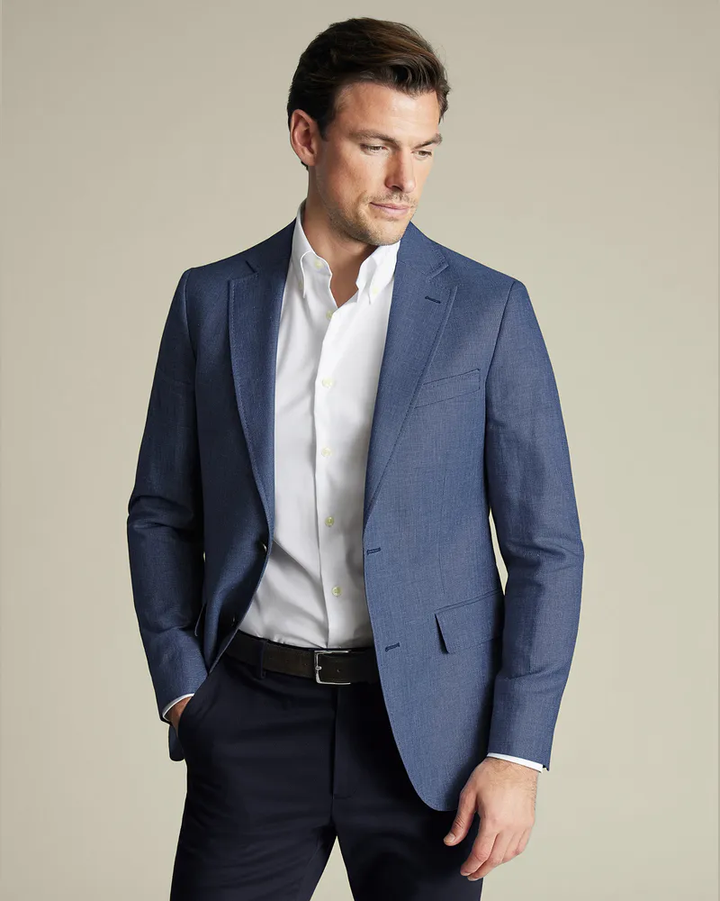 Charles Tyrwhitt Sakko Blau