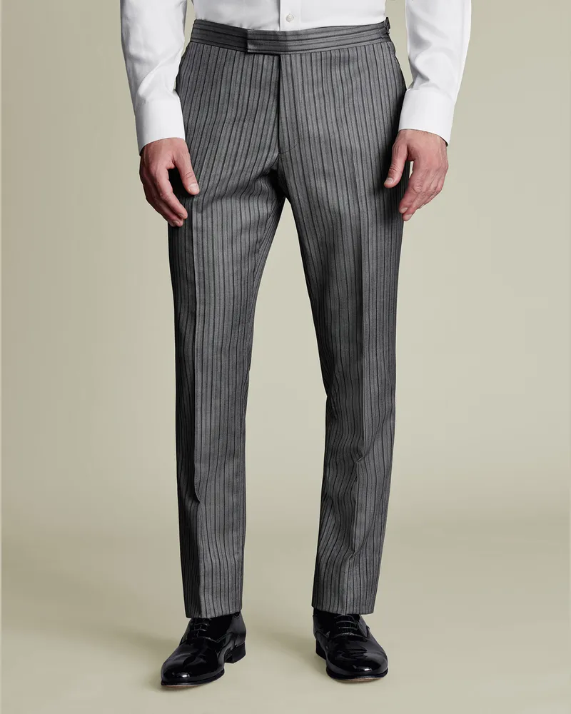 Charles Tyrwhitt Cutaway-Hose mit Streifen Grau