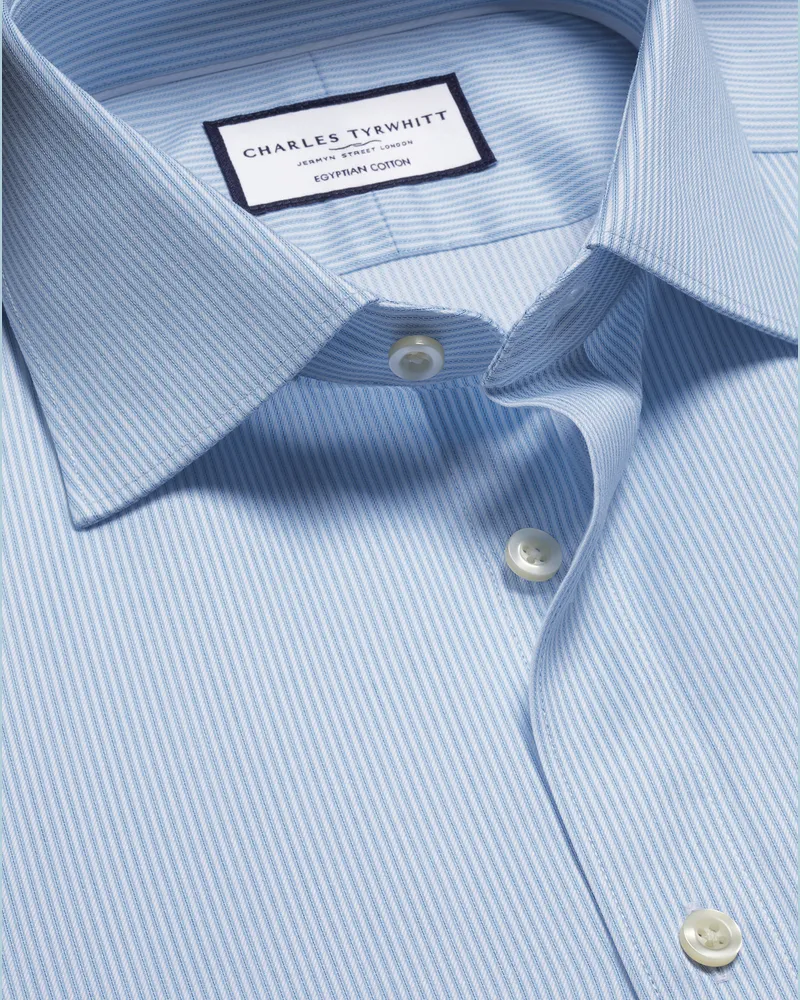 Charles Tyrwhitt Luxushemd Blau