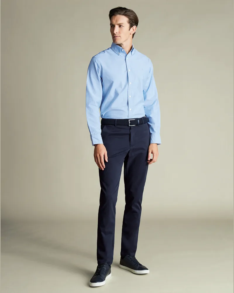 Charles Tyrwhitt Ultimative bügelfreie Chino Französisches Marineblau