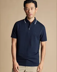 Charles Tyrwhitt Tyrwhitt Piqué-Polo Marineblau Marineblau