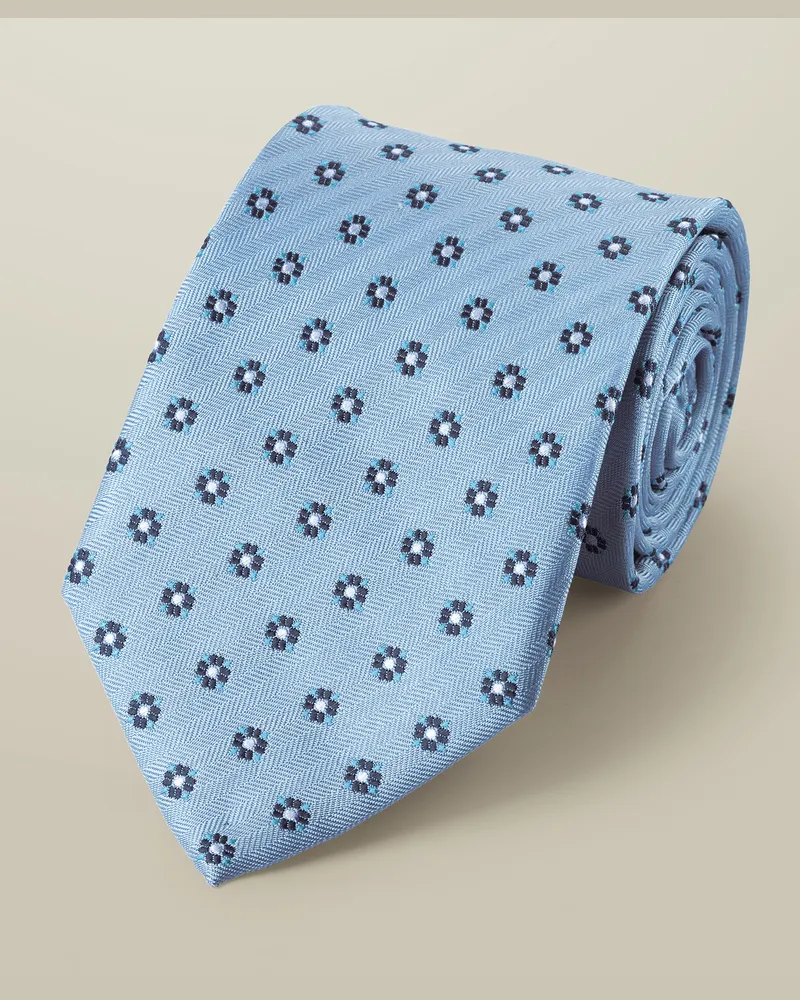 Charles Tyrwhitt Krawatte aus Seide Blau