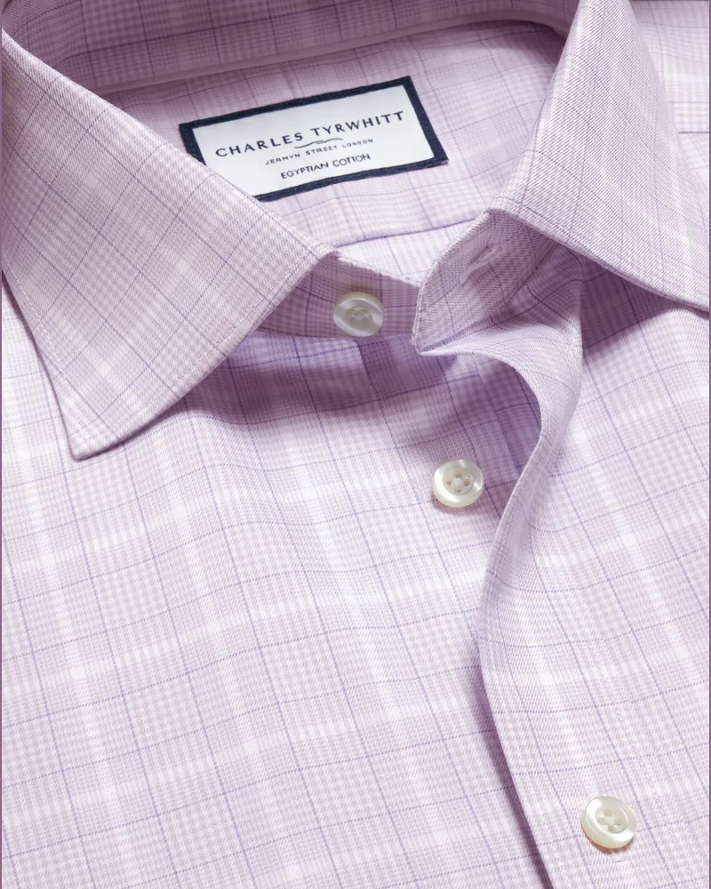 Charles Tyrwhitt Luxushemd Purple