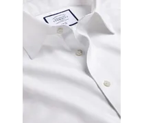 Bügelfreies Twill-Hemd Weiß