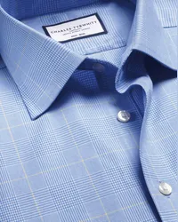 Charles Tyrwhitt Bügelfreies Hemd Blau