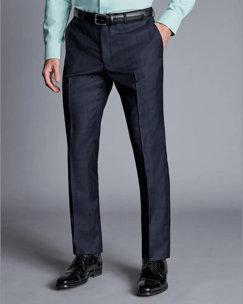 Charles Tyrwhitt Ultimative Performance-Anzughose Marineblau