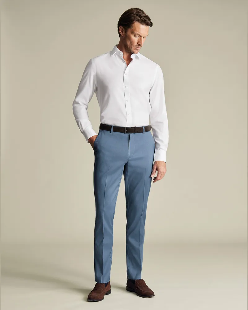 Charles Tyrwhitt Smarte Hose Blau
