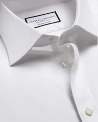 Charles Tyrwhitt Twill-Hemd Weiß