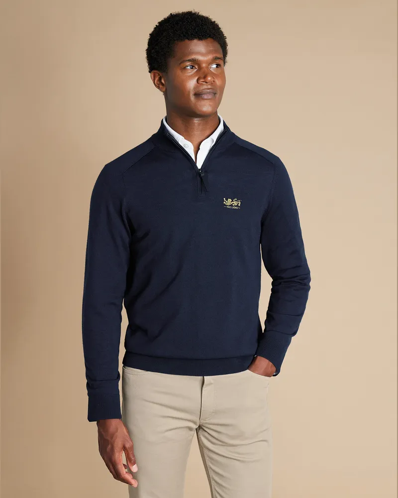 Charles Tyrwhitt The Lions Performance Troyer Marineblau