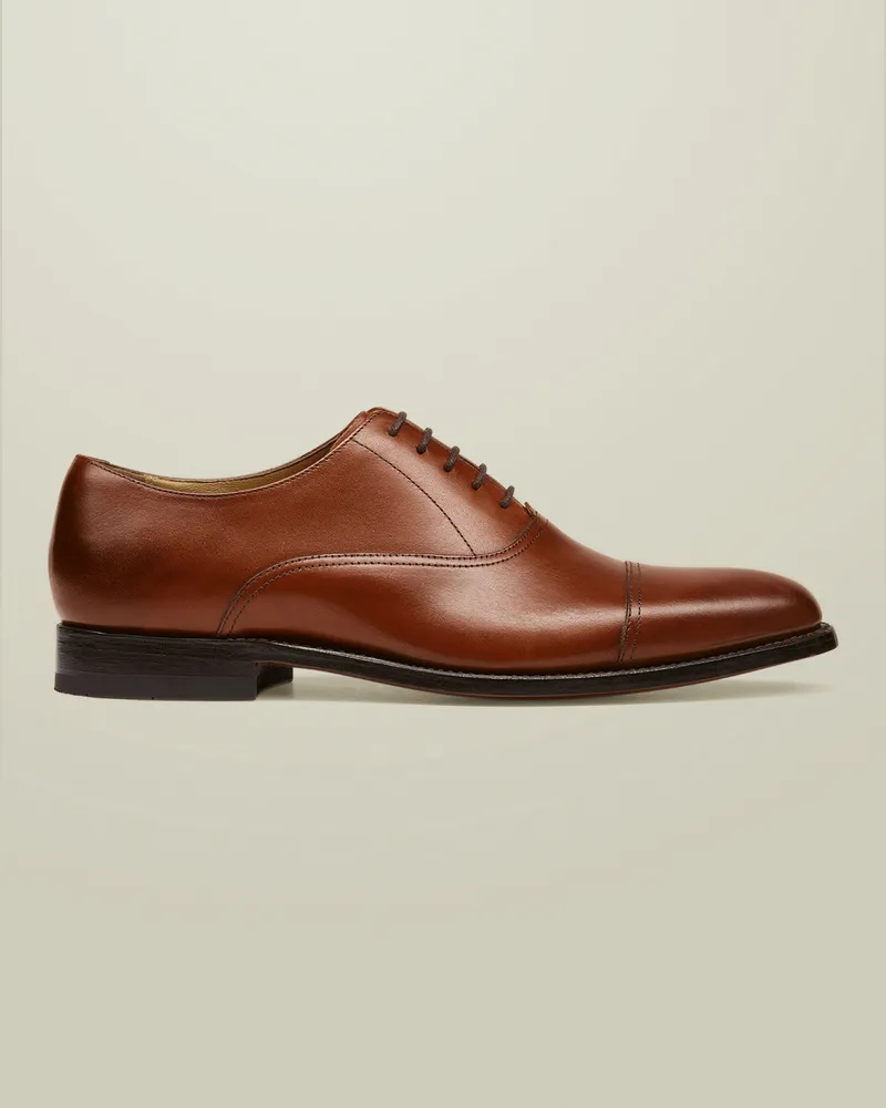Charles Tyrwhitt Oxford-Schuhe Braun