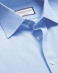 Charles Tyrwhitt Bügelfreies Hemd Blau