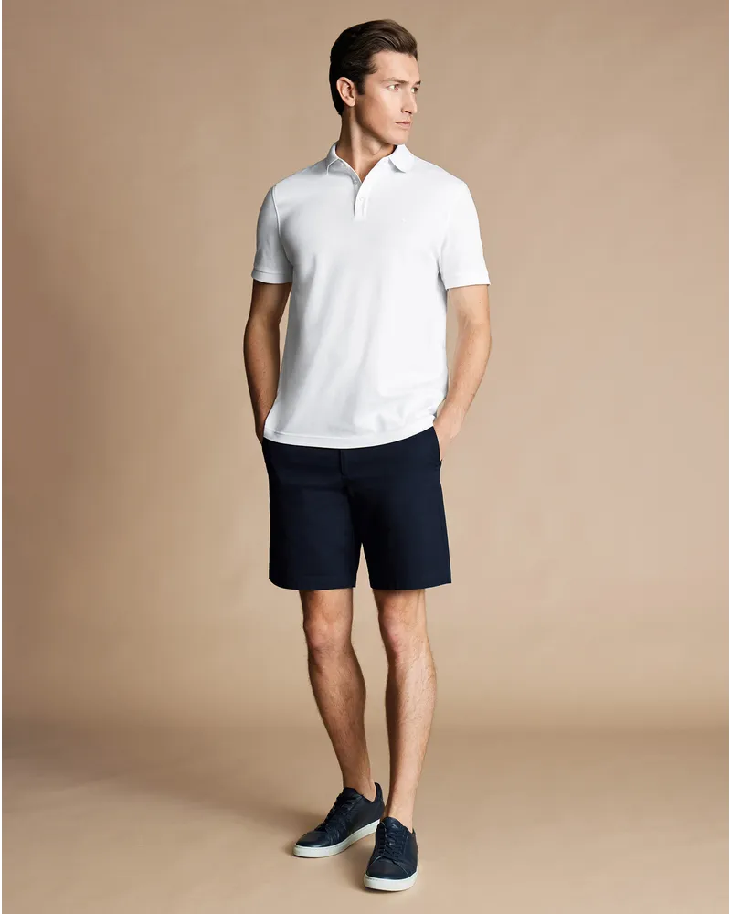 Charles Tyrwhitt Shorts aus Baumwolle Tiefblau Blau