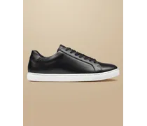 Sneaker aus Leder Schwarz