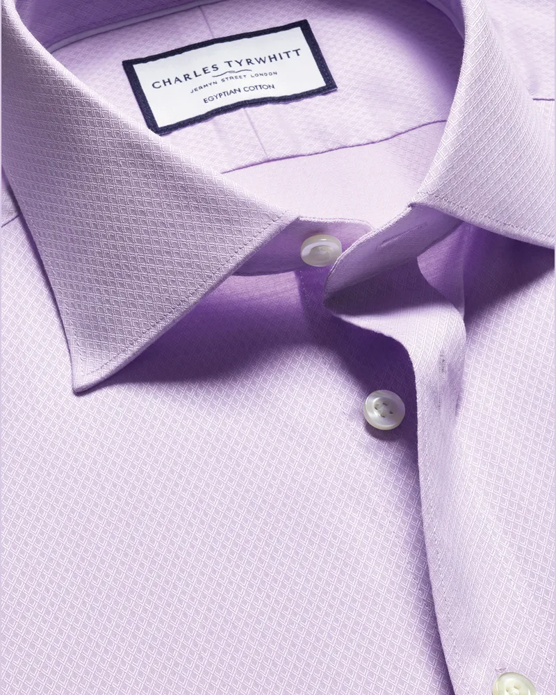 Charles Tyrwhitt Luxuriöses Hemd Purple