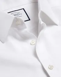 Charles Tyrwhitt Bügelfreies Hemd Weiß