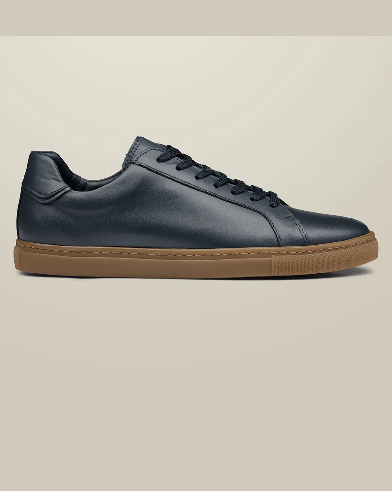 Charles Tyrwhitt Sneaker aus Leder Marineblau