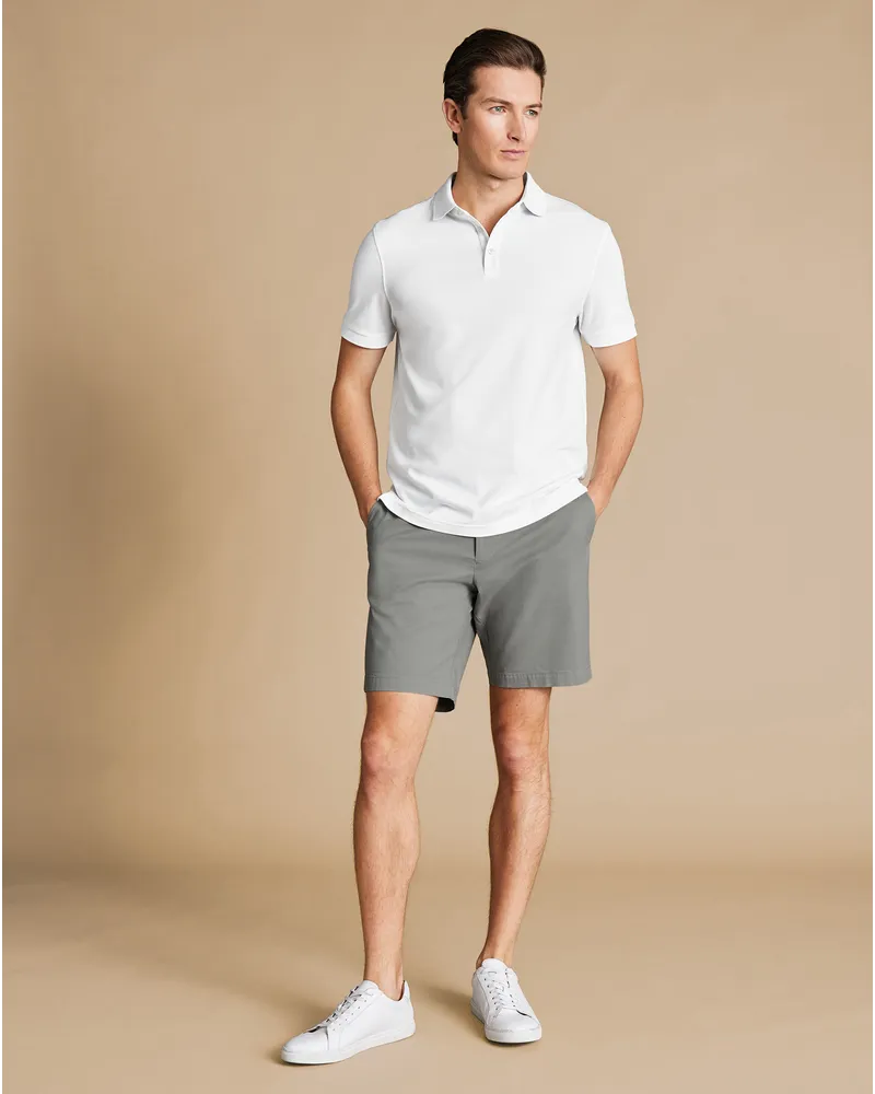 Charles Tyrwhitt Shorts aus Baumwolle Hellgrau Grau