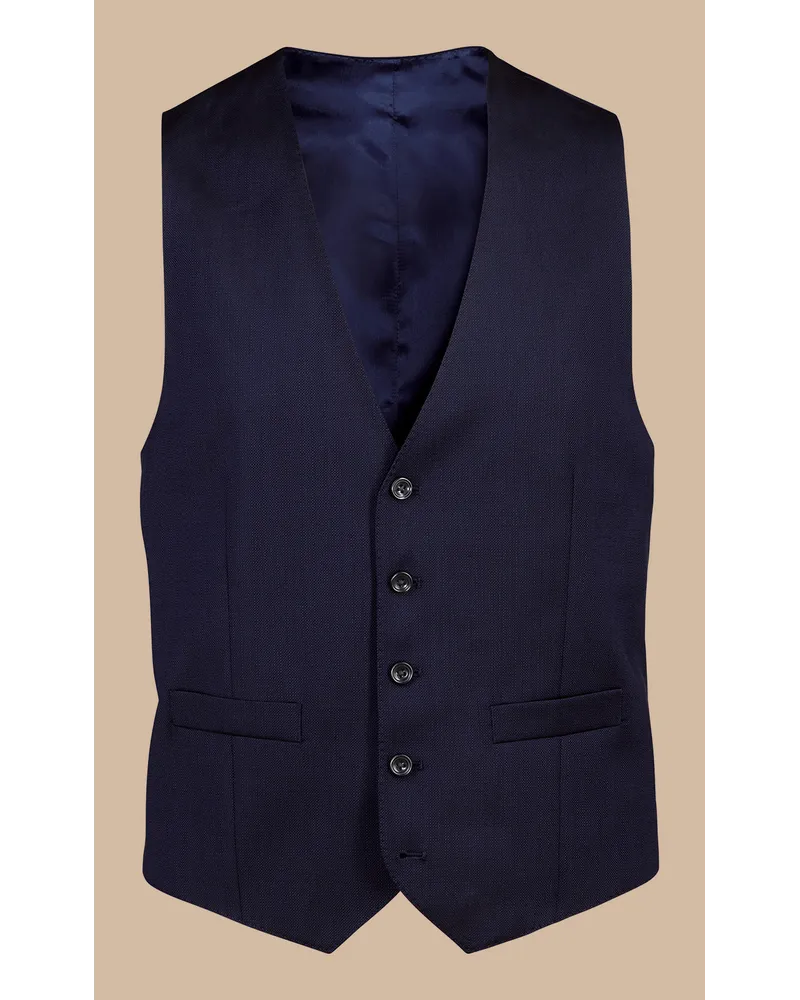 Charles Tyrwhitt Italienische Luxusanzugweste Blau