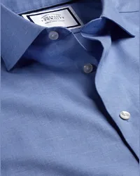 Charles Tyrwhitt Bügelfreies Hemd Blau