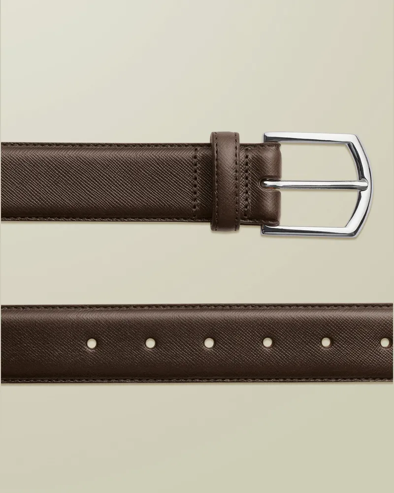 Charles Tyrwhitt Business-Gürtel in England Braun