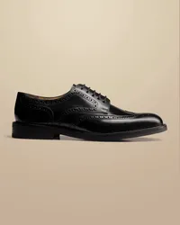 Charles Tyrwhitt Budapester Derby-Schuhe Schwarz