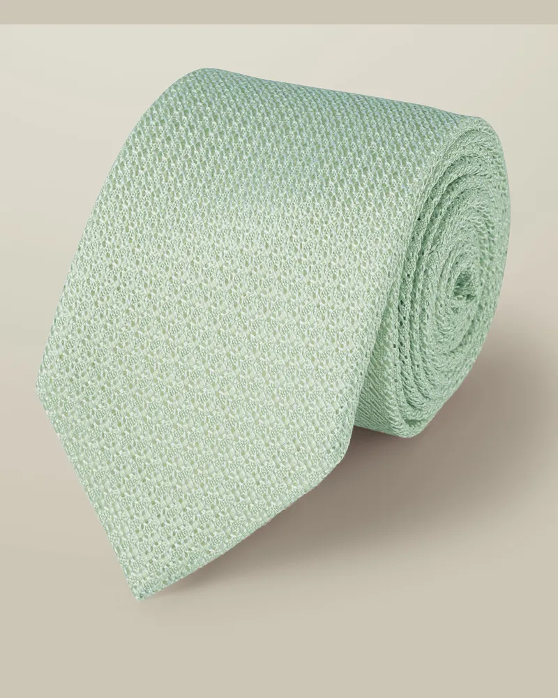 Charles Tyrwhitt Italienische Krawatte Grün