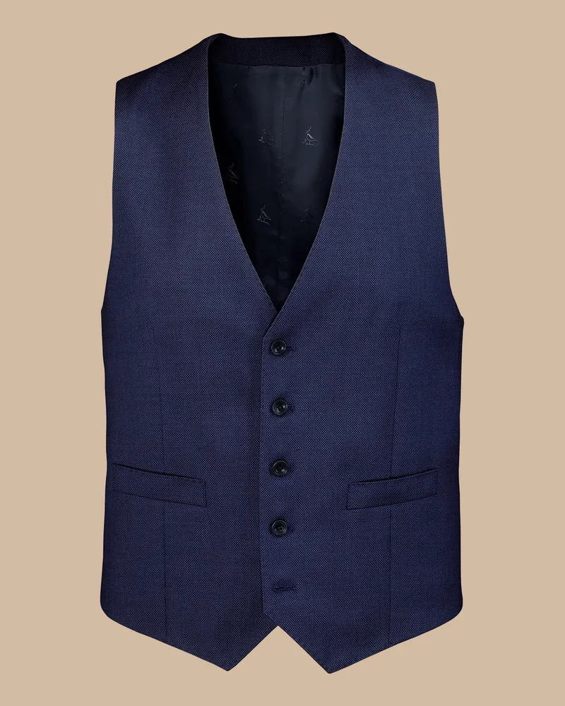 Charles Tyrwhitt Ultimative Performance-Anzugweste Indigo