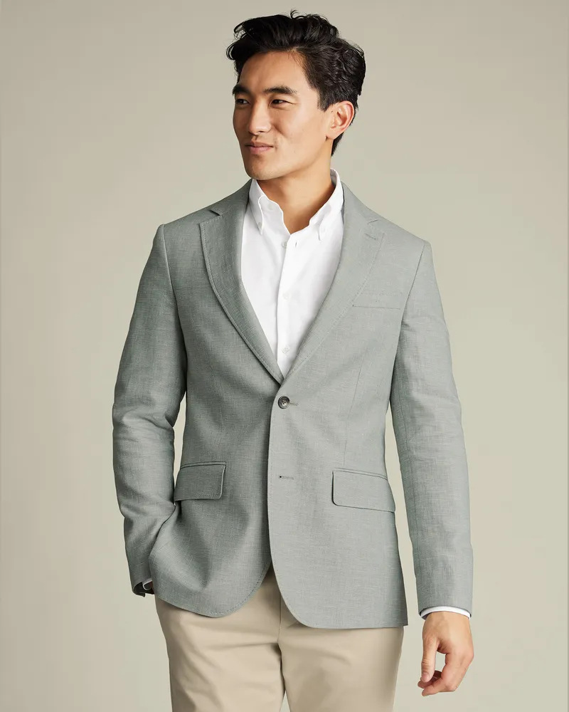 Charles Tyrwhitt Sakko Grün