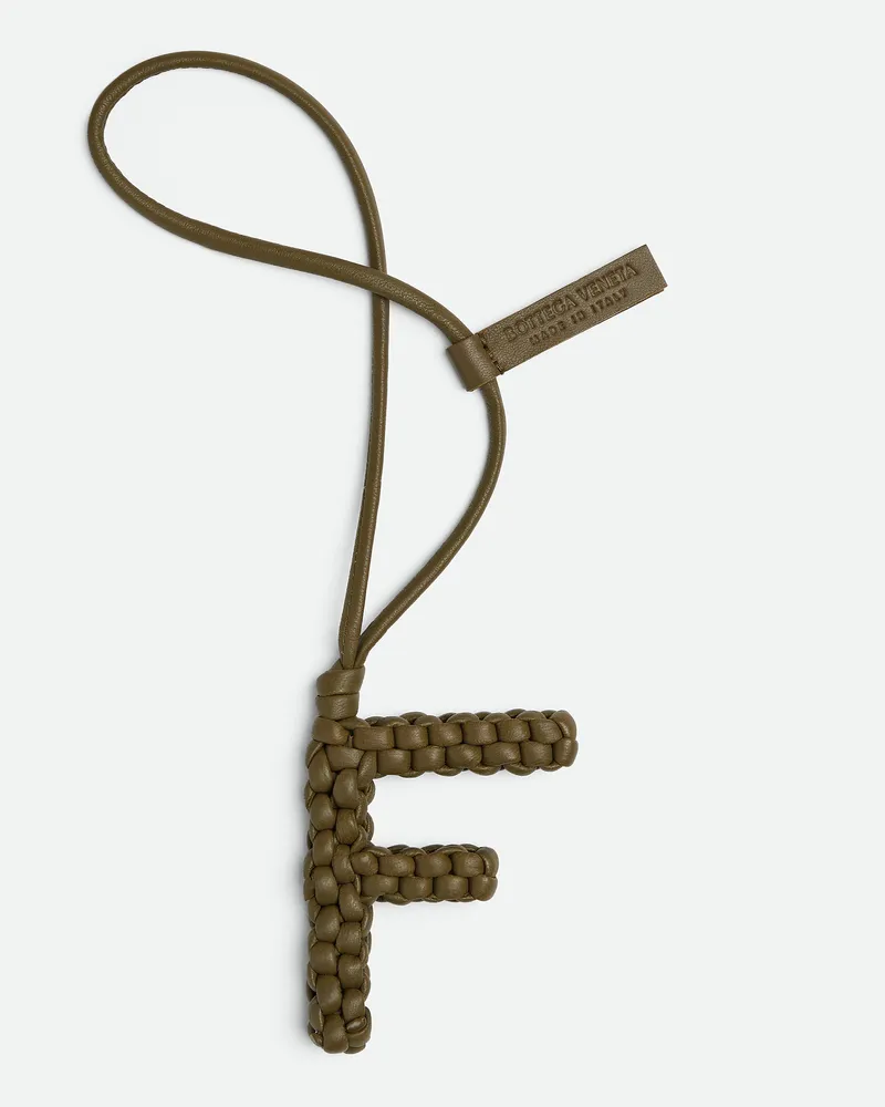 Bottega Veneta Buchstabe F-charm Mud