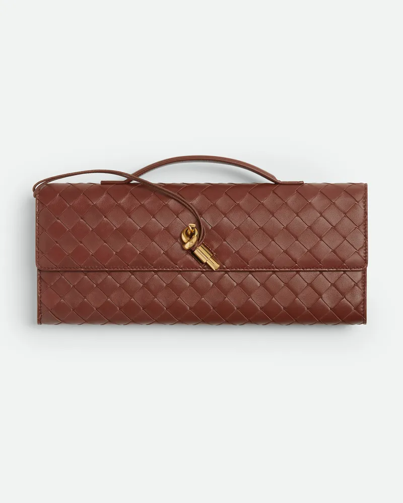 Bottega Veneta Andiamo Clutch Sapele