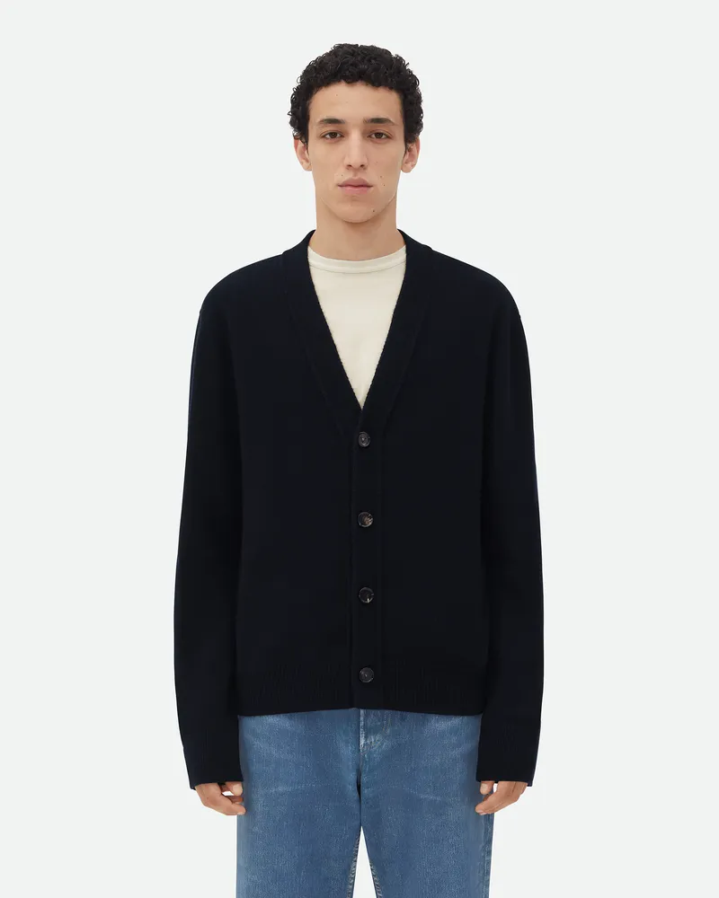 Bottega Veneta Kaschmir-cardigan - Blau - Herren 97% Kaschmir, 2% Polyamid & 1% Elasthan Blau