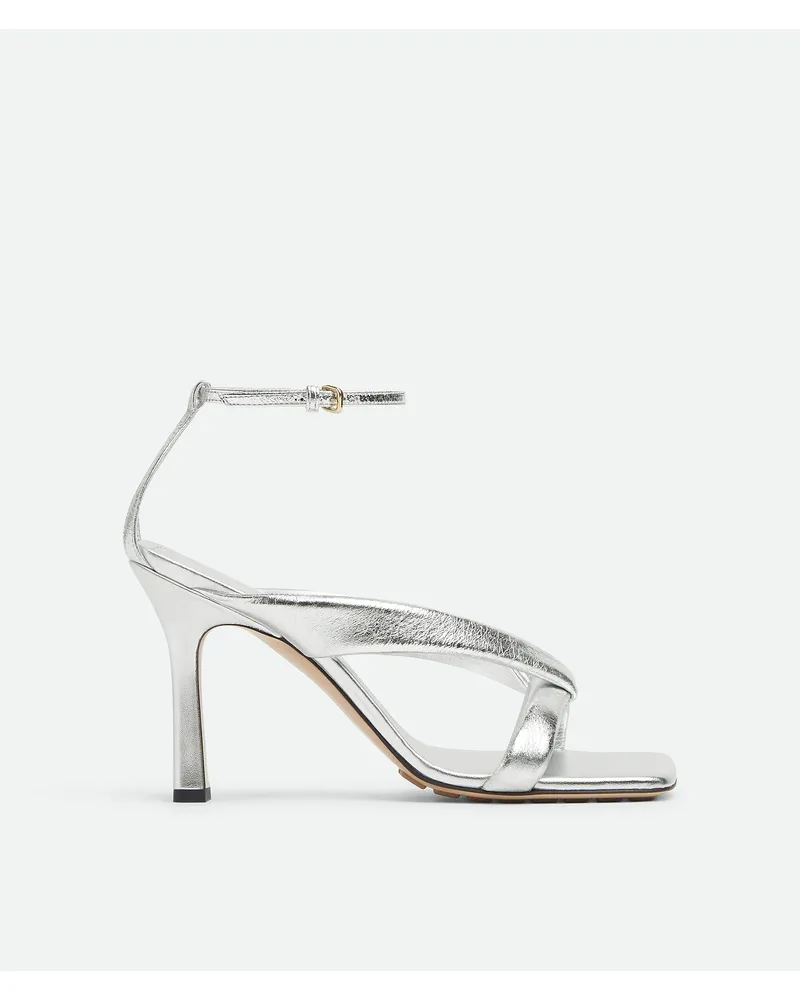 Bottega Veneta Riva Riemchensandalen - Silber - Damen 100 % Lammleder Silber