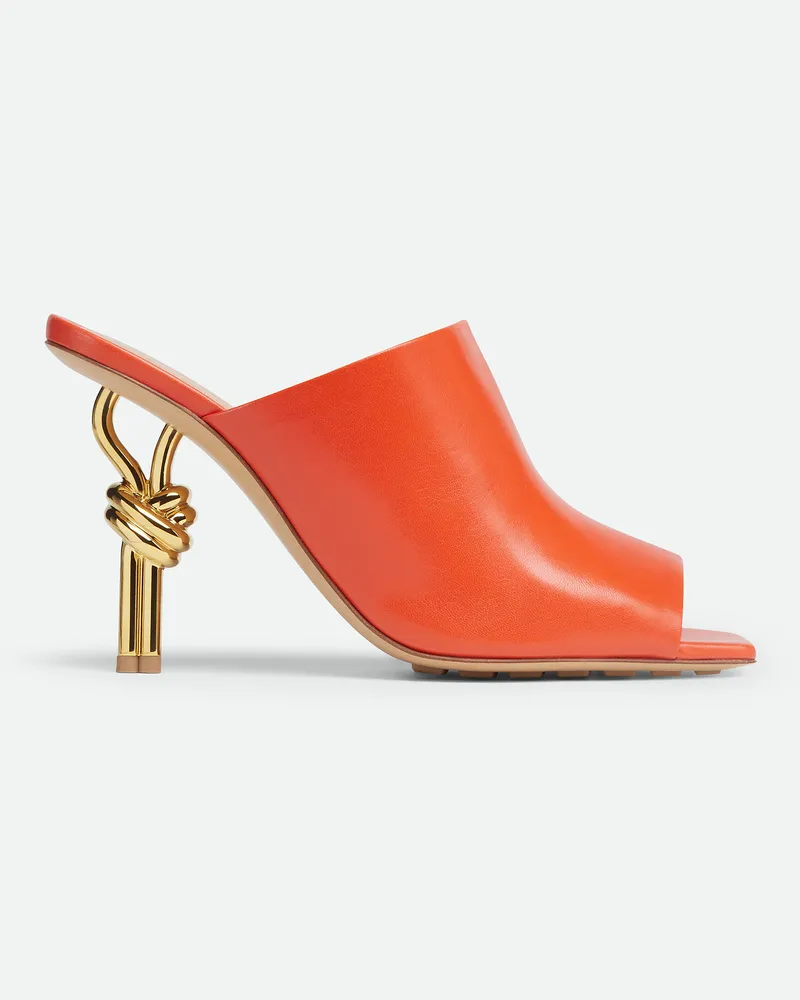 Bottega Veneta Knot Sandalen - Orange - Damen Lambskin Orange