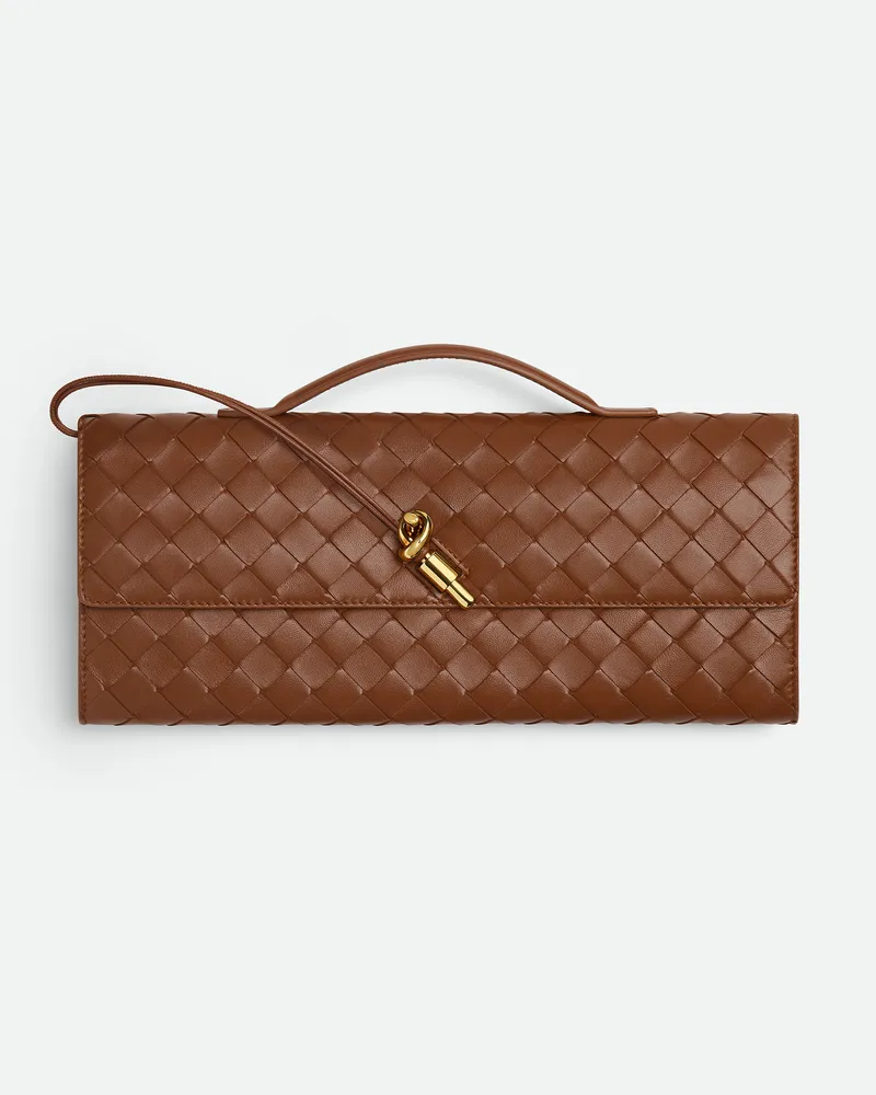 Bottega Veneta Andiamo Clutch - Braun - Damen Braun