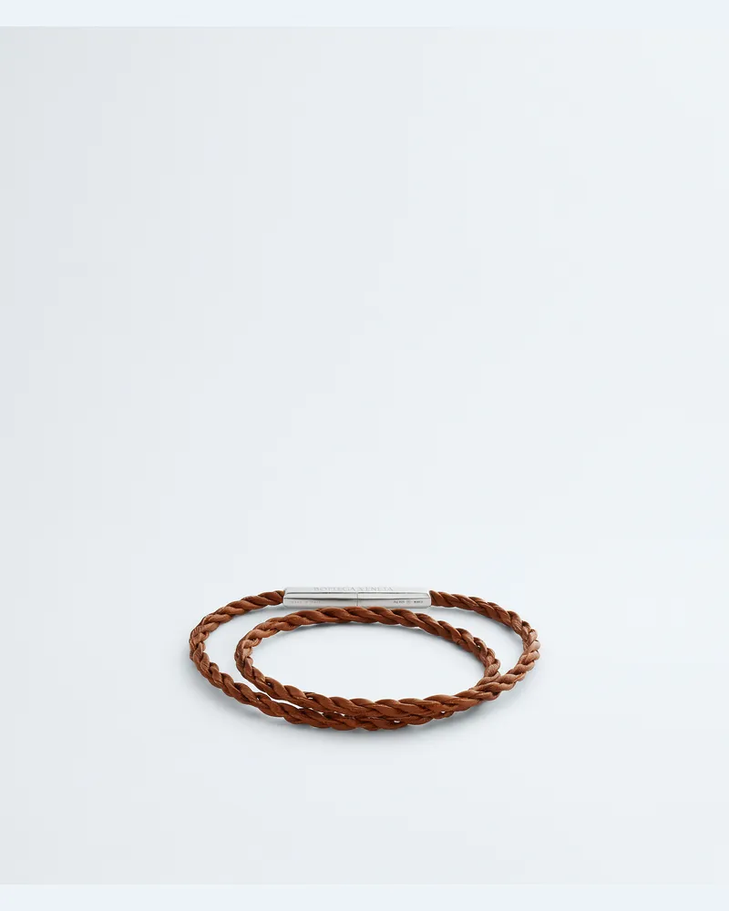 Bottega Veneta Rope Armband aus Leder-Braun - Herren Braun