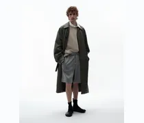Sweatshorts aus Baumwollfleece-Grau - Herren
