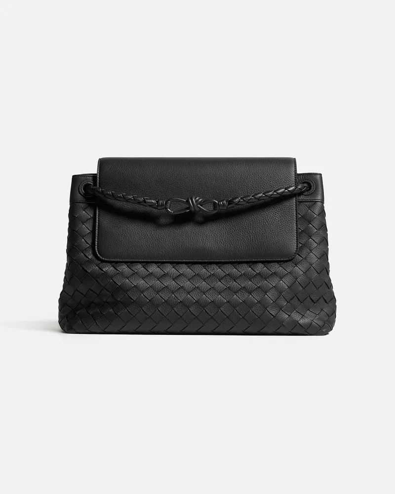 Bottega Veneta Andiamo Messenger Bag - Schwarz - Herren - 100% Hirschleder Schwarz