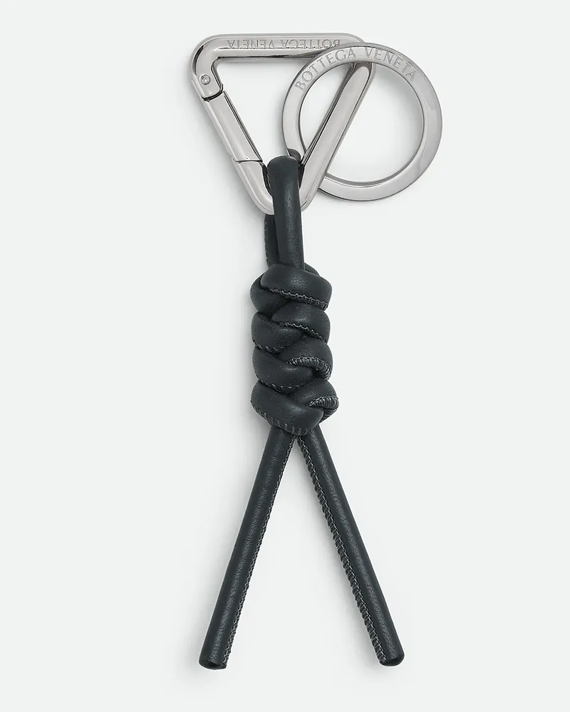 Bottega Veneta Triangle Schlüsselanhänger Ardoise